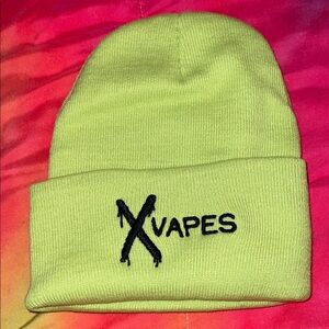 Neon Green Kids Beanie - Soft Knit Hat